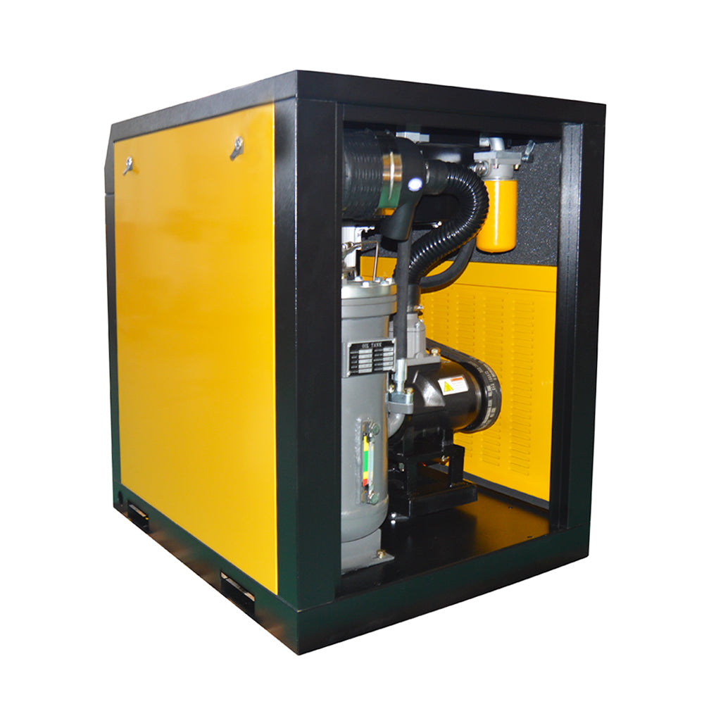 20HP, 81CFM, 116PSI VARIABLE SPEED TWIN SCREW Industrial Compressor : OM20V