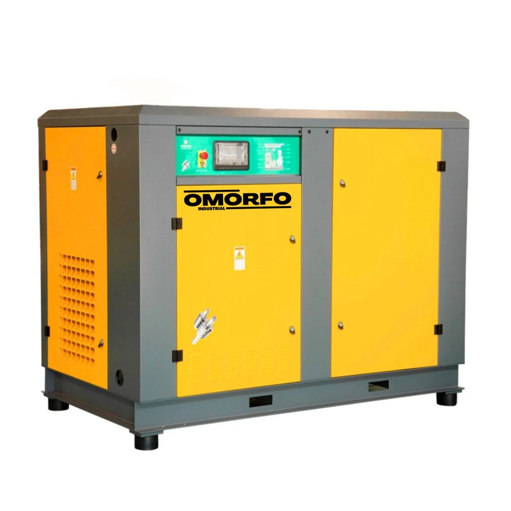 OMORFO 100 HP Single-Speed Rotary Screw Air Compressor
